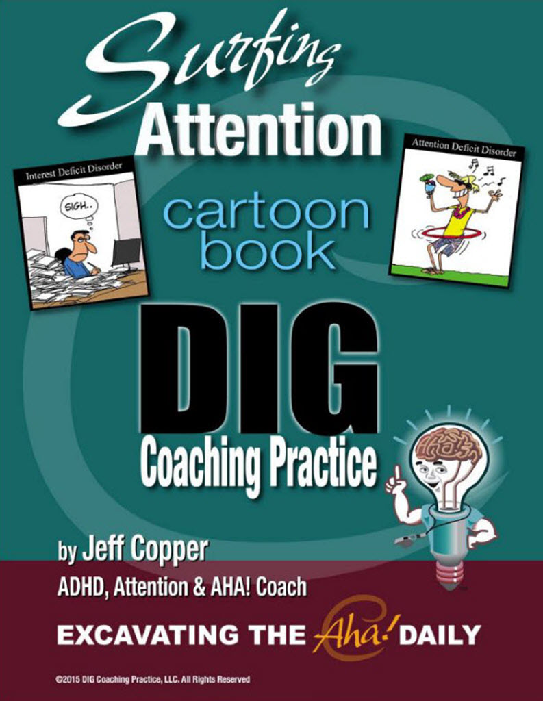 Surfing Attention cartoon book