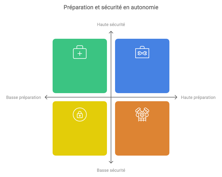 Préparation et sécurité en autonomie Préparation et sécurité en autonomie