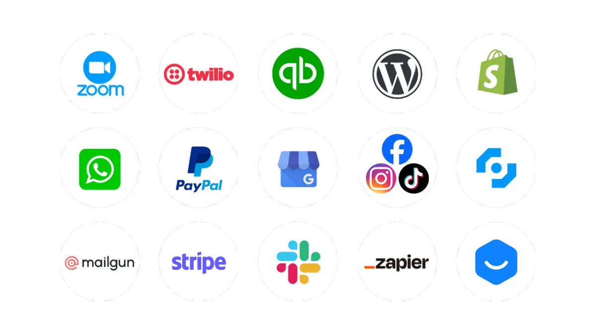 Integrations supported