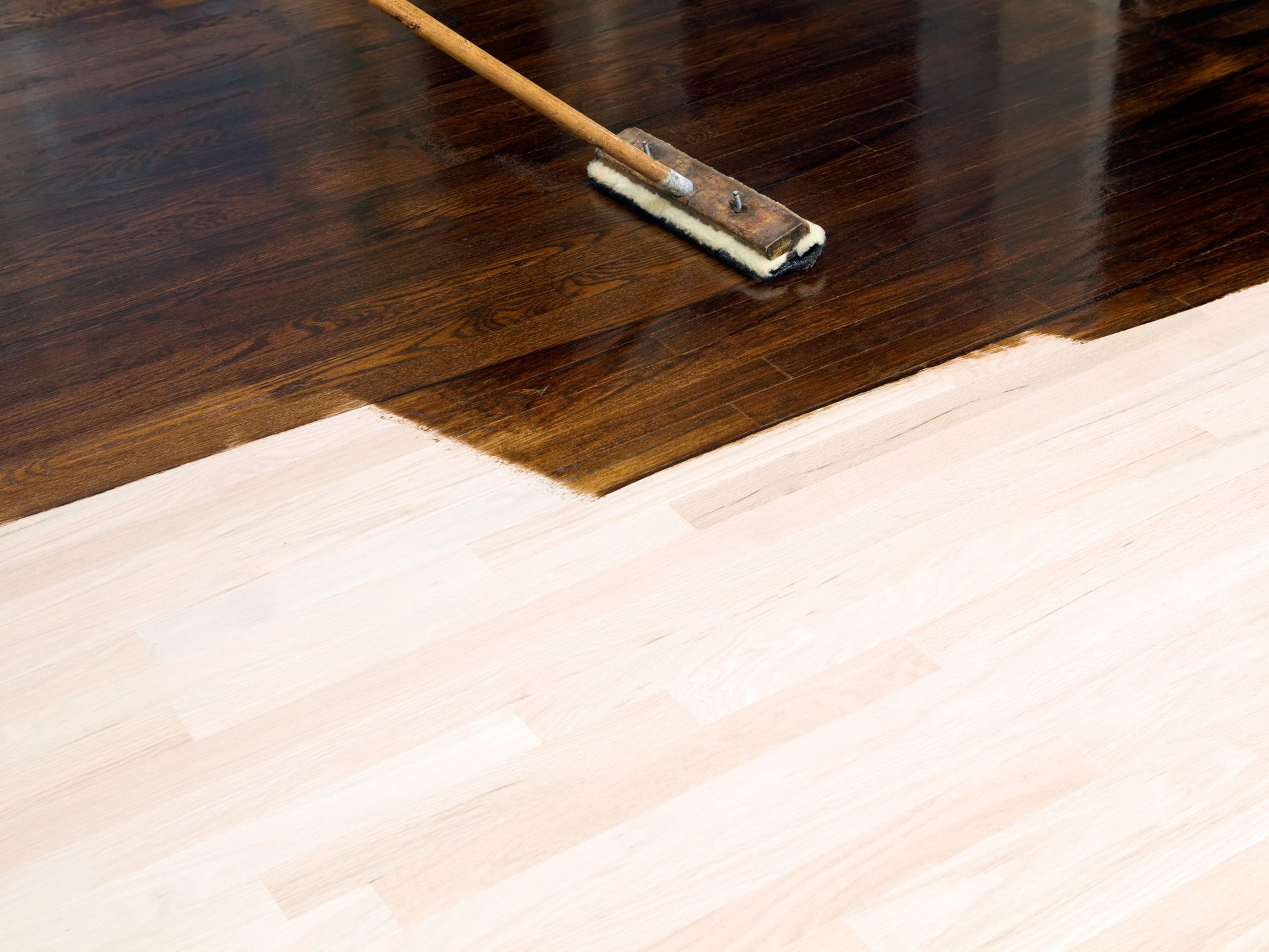 Hardwood Flooring Restored to its natural beauty.