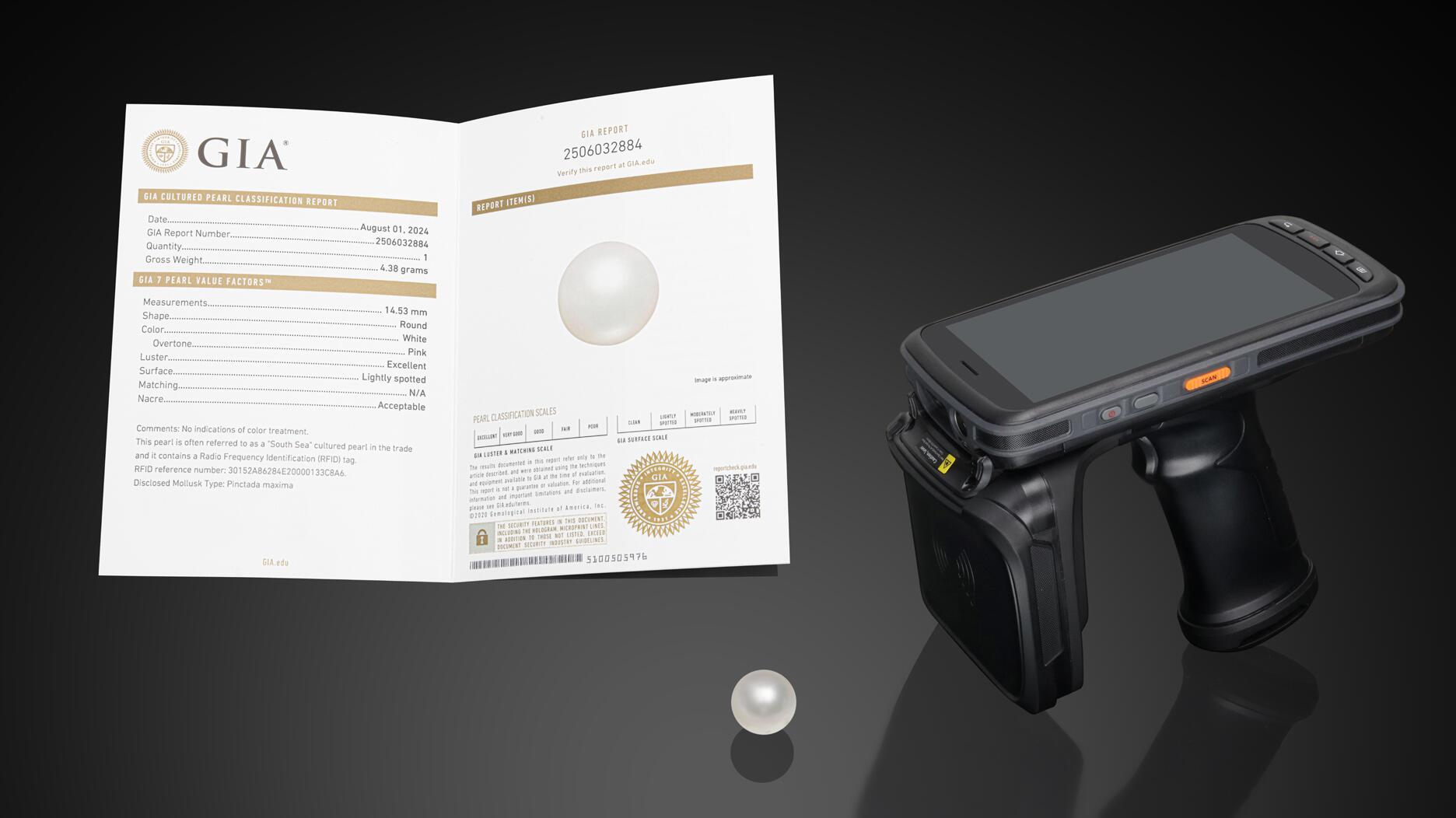 GIA pearl RFID GIA pearl RFID