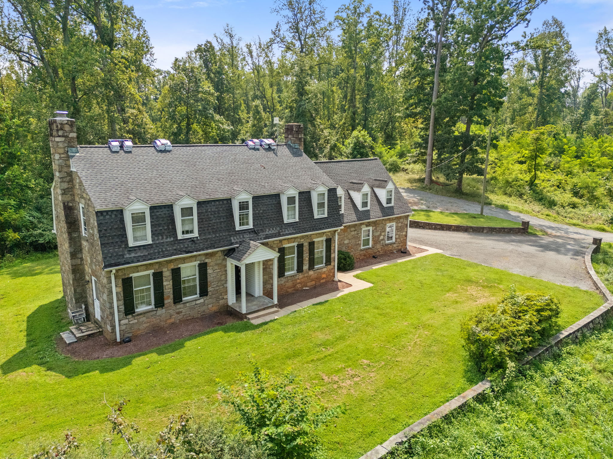 Classic 1939 stone home on 31± acres at 8385 James Madison Hwy, Warrenton VA