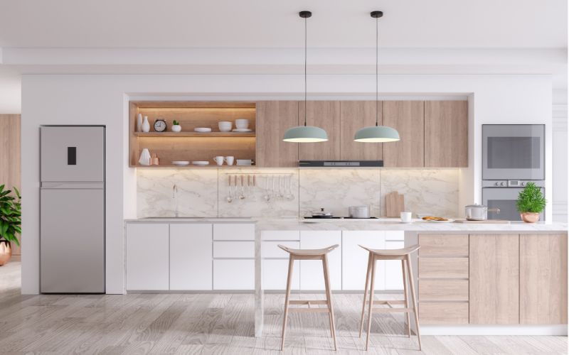 Minimalist home kitchen design 