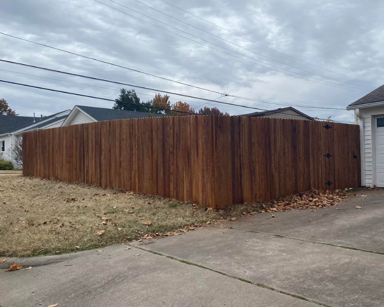 Recent fence installation photo 12