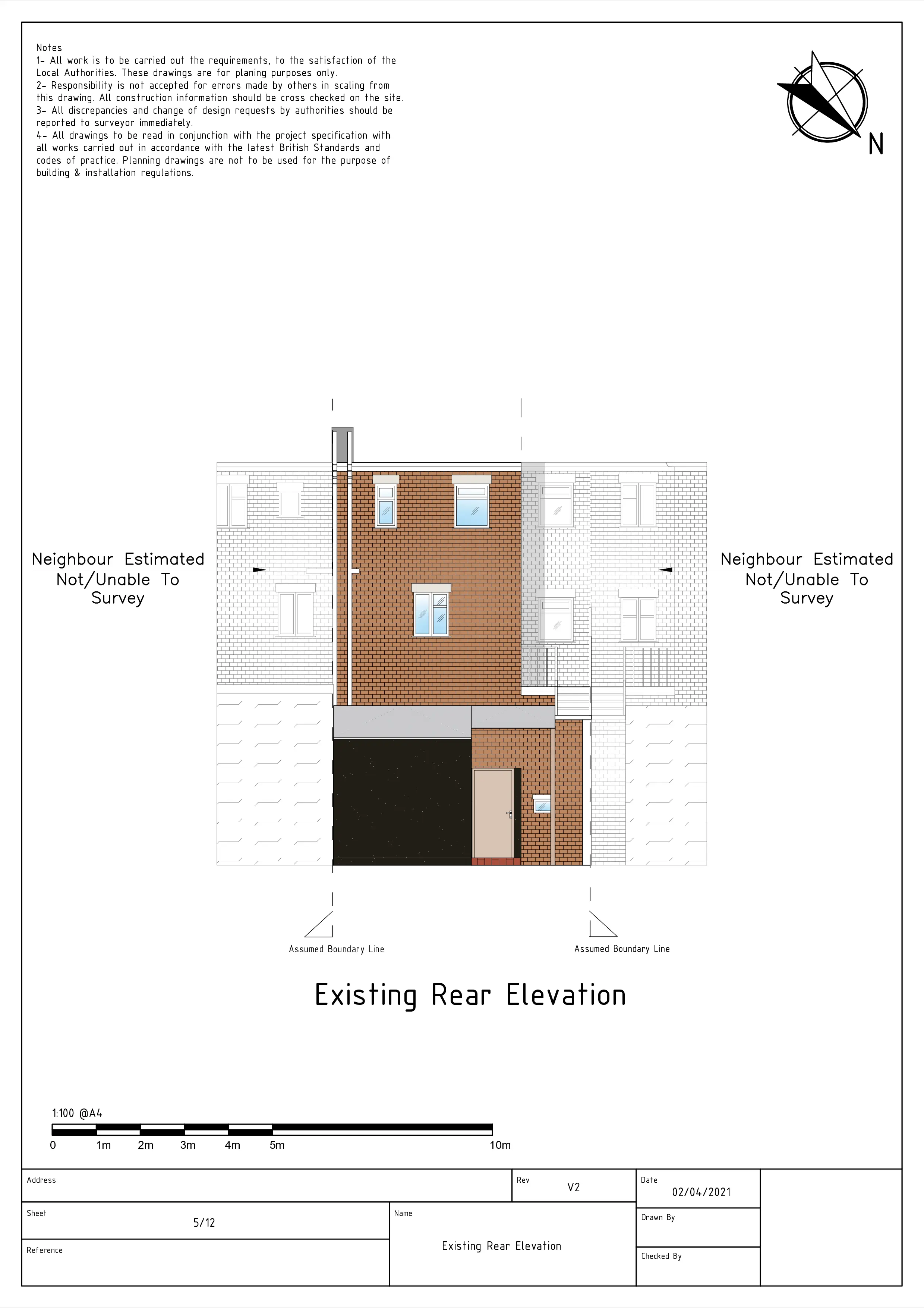 Existing Rear Elevation