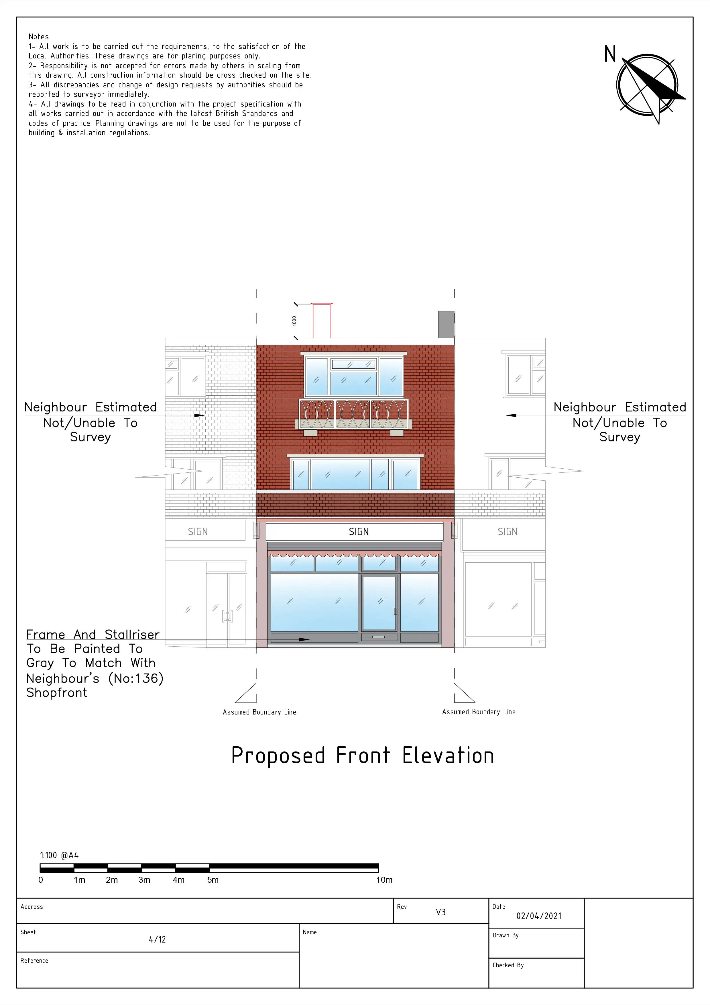 Proposed Front Elevation