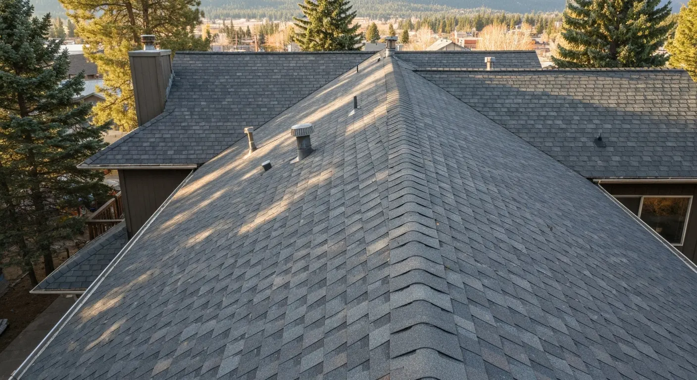 Asphalt shingle roof installation