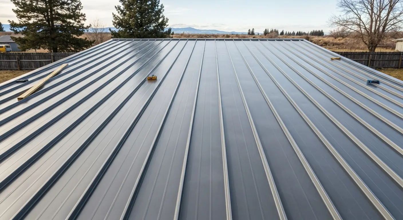 Metal roofing standing seam system