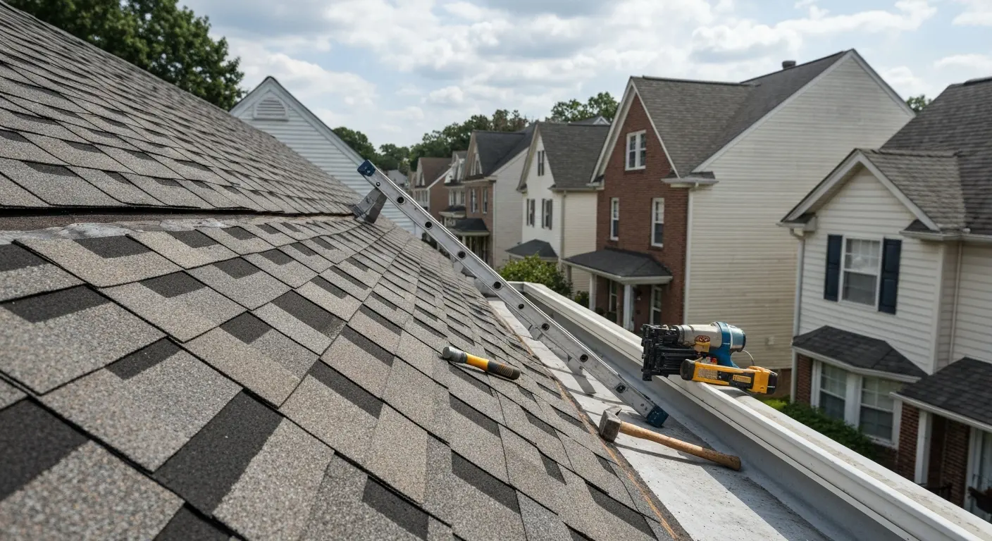 Roof repair and maintenance work