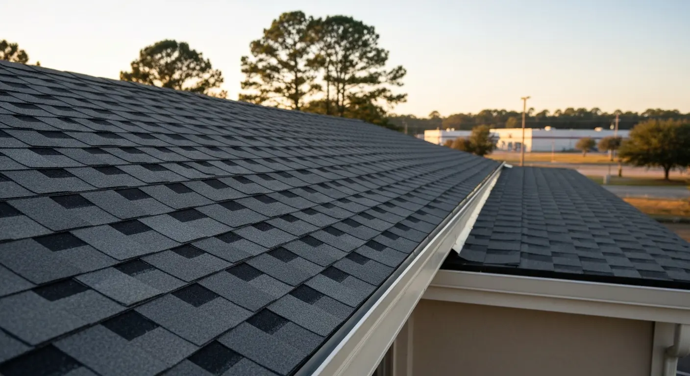 Asphalt shingle roof