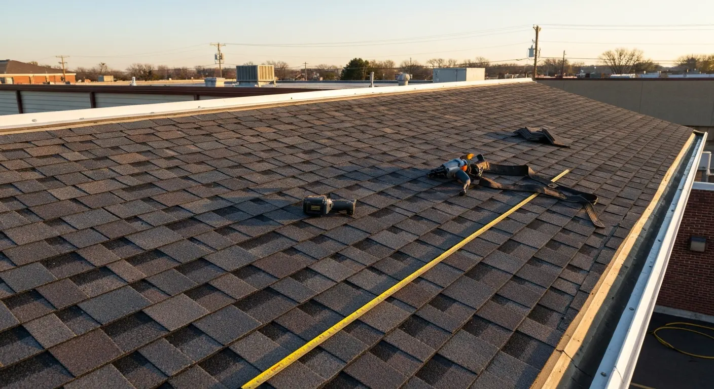 Asphalt shingle roof