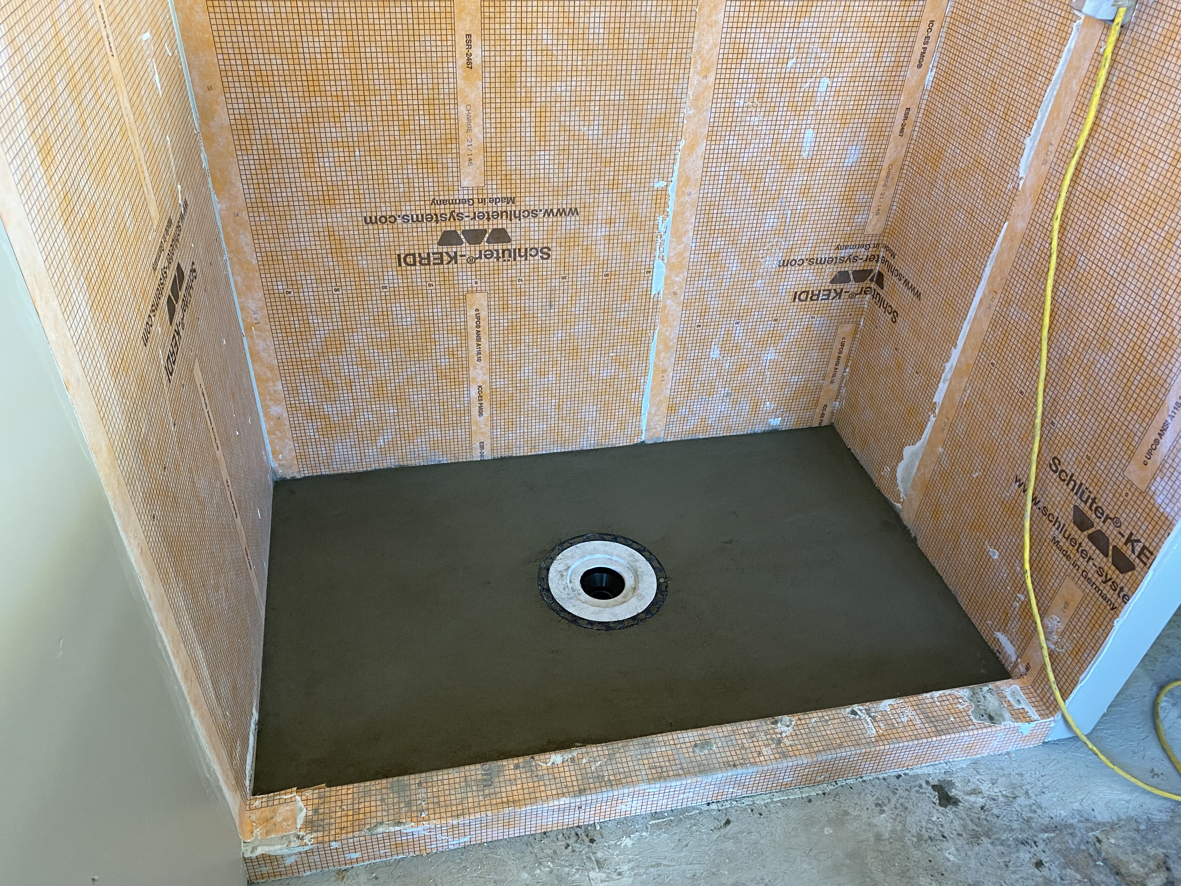 Custom Shower Pan float Custom Shower Pan float