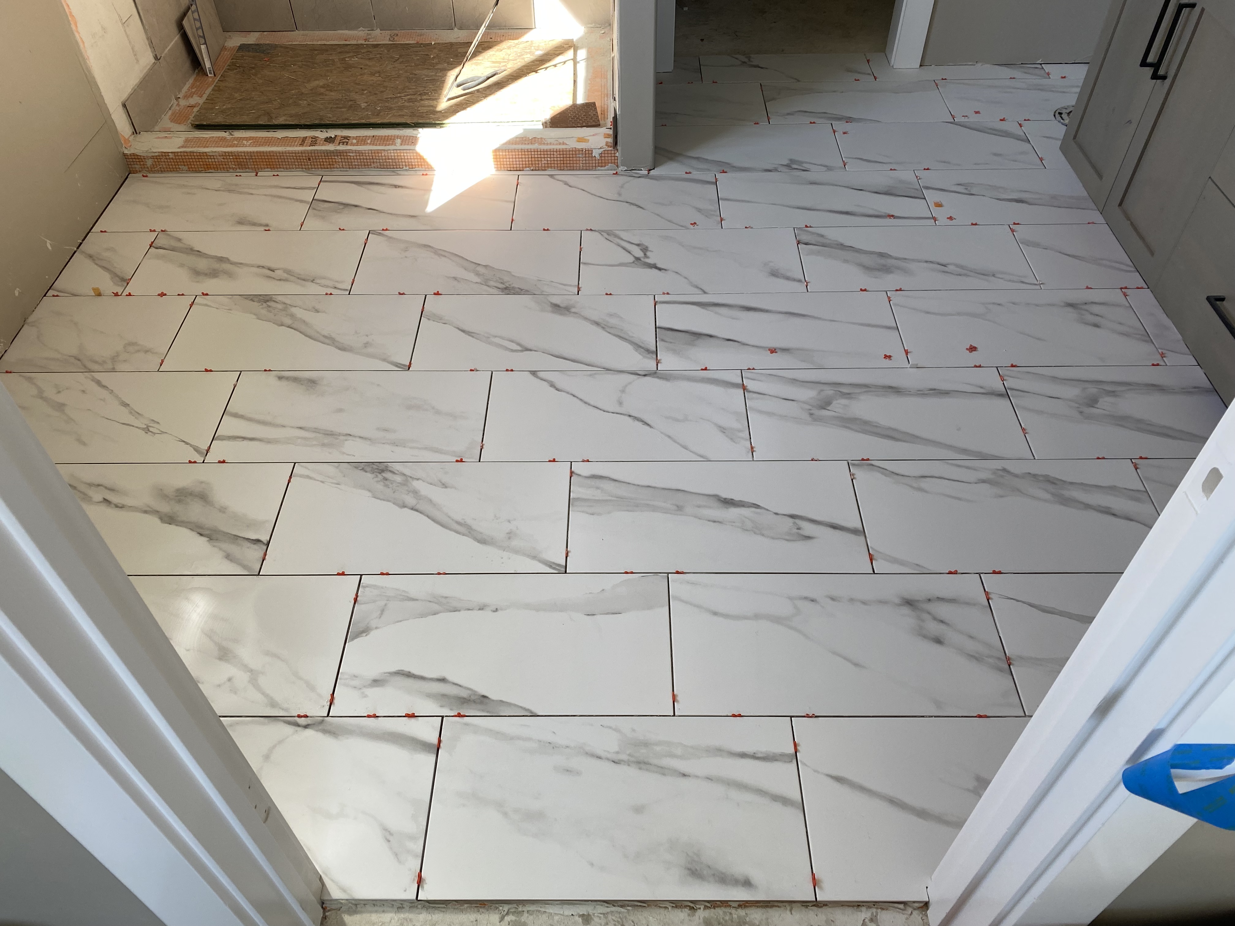Freshly Tiled Floor Freshly Tiled Floor
