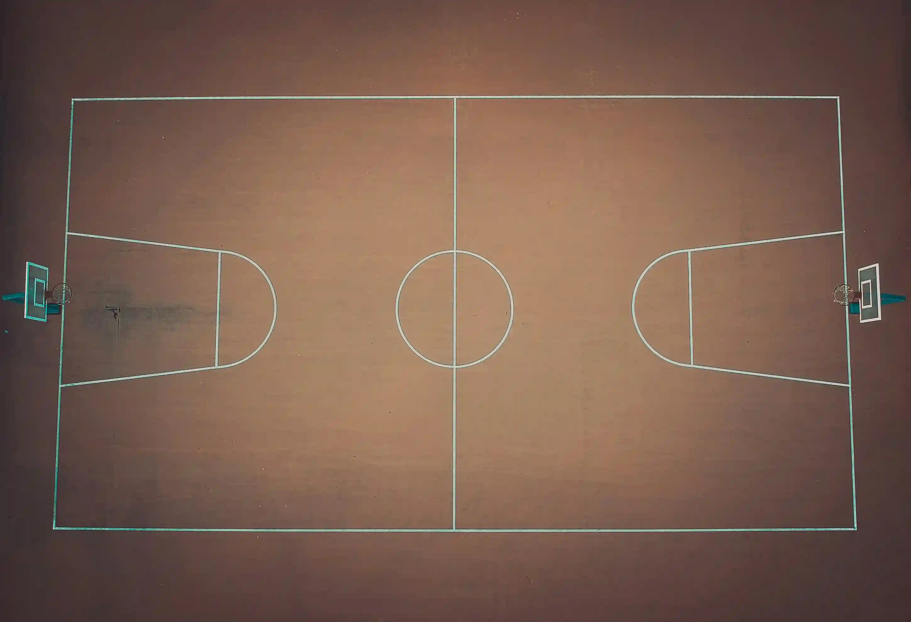 Basketball court brown 