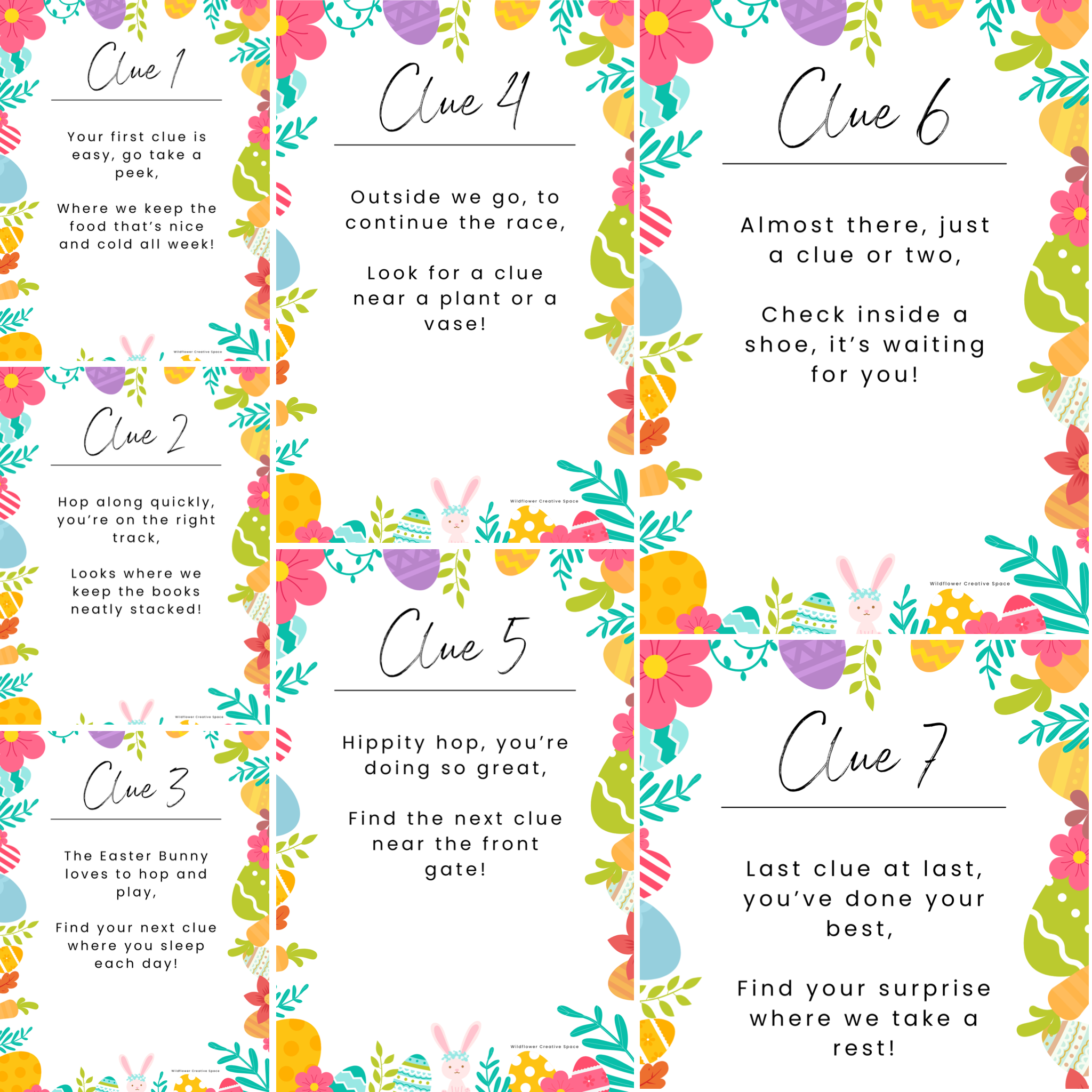 Clue Cards Clue Cards