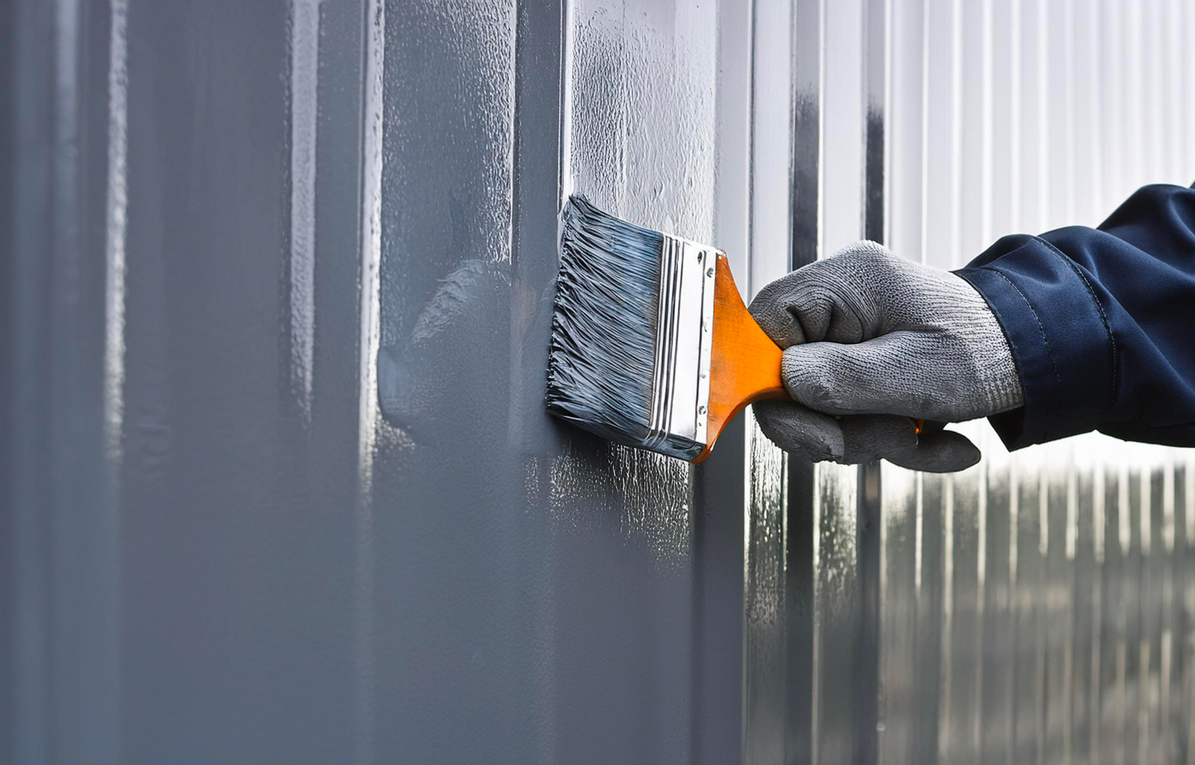 How to paint a garage door? Step by step