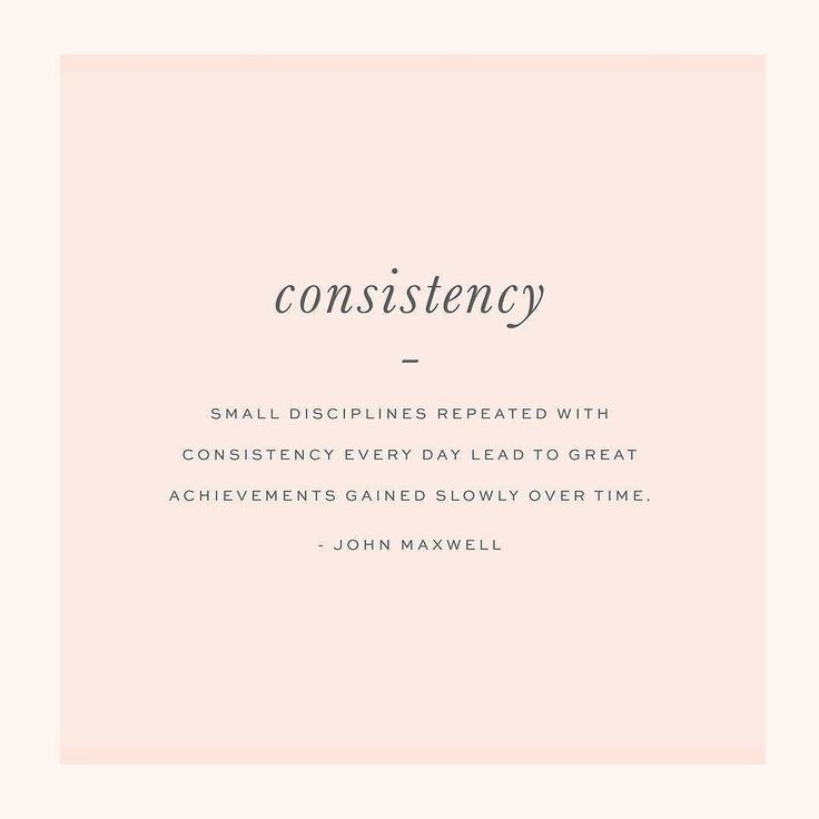 Embracing Consistency: The Key to Success and Growth