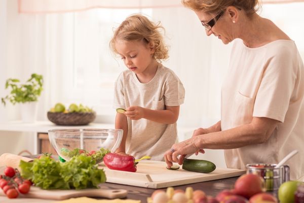 involve family and kids in the cooking picky eaters will try food they help prepare