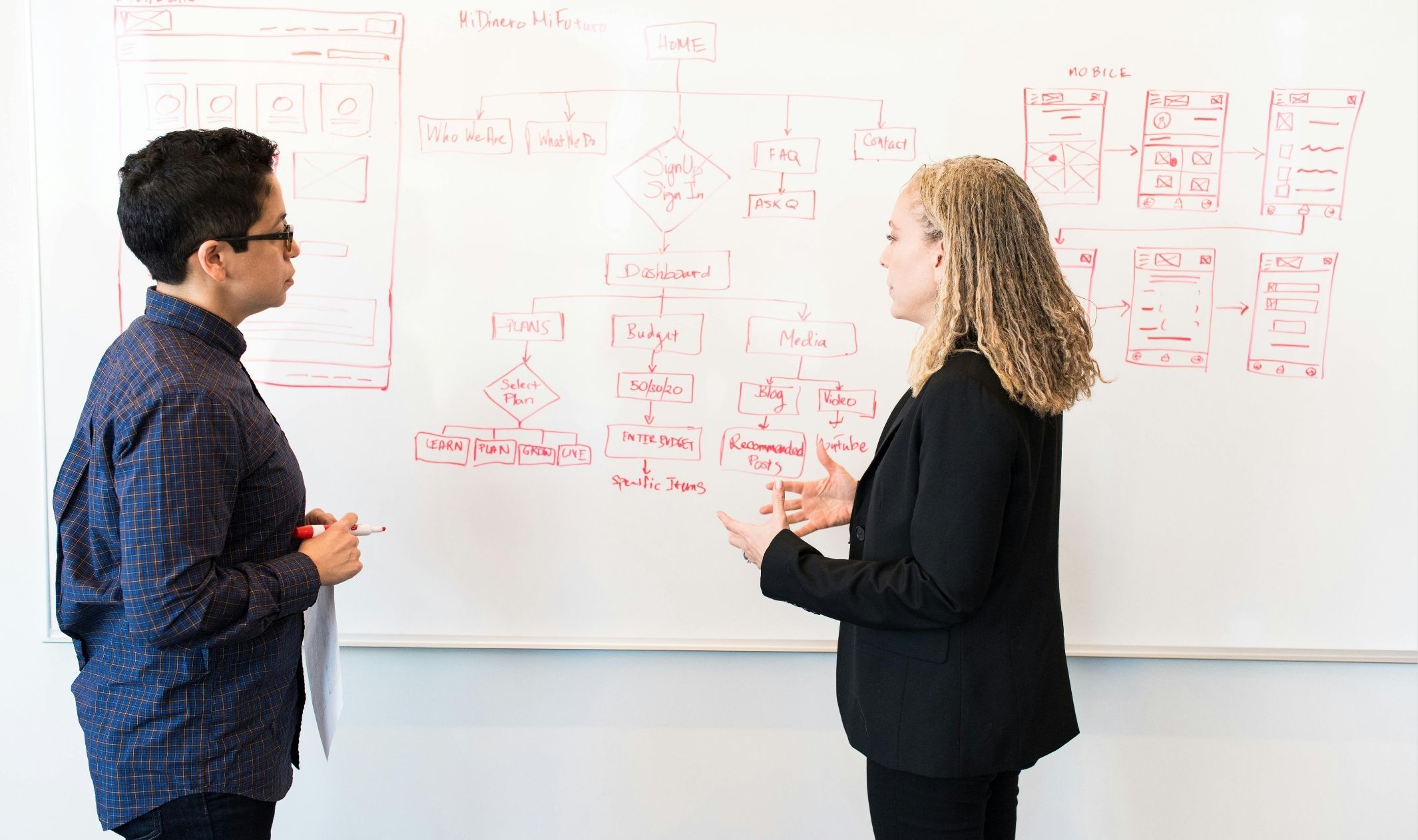 Female entrepreneur scaling her online business with digital products and automation Female entrepreneur scaling her online business with digital products and automation