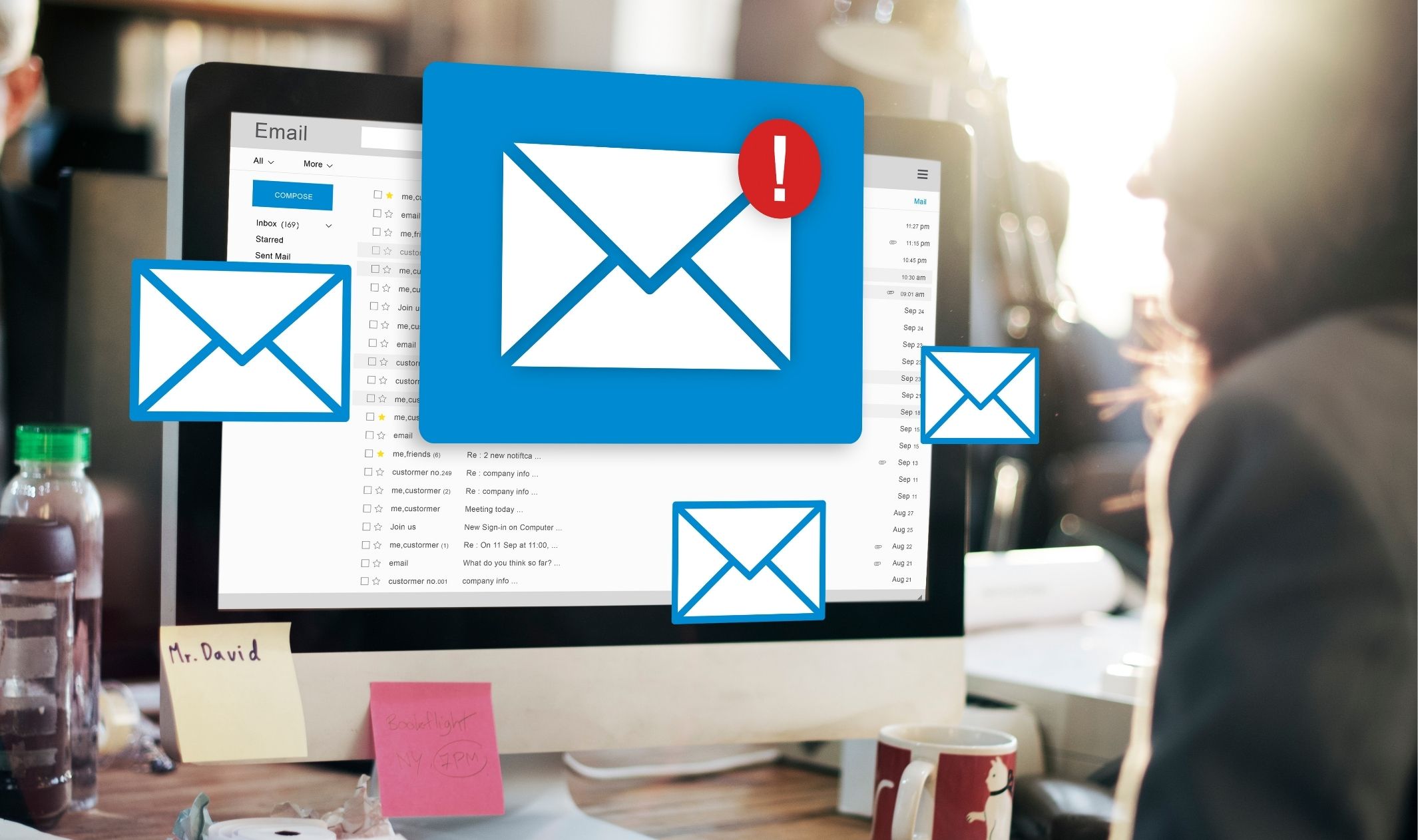 A computer showing a beginner email marketing strategy A computer showing a beginner email marketing strategy