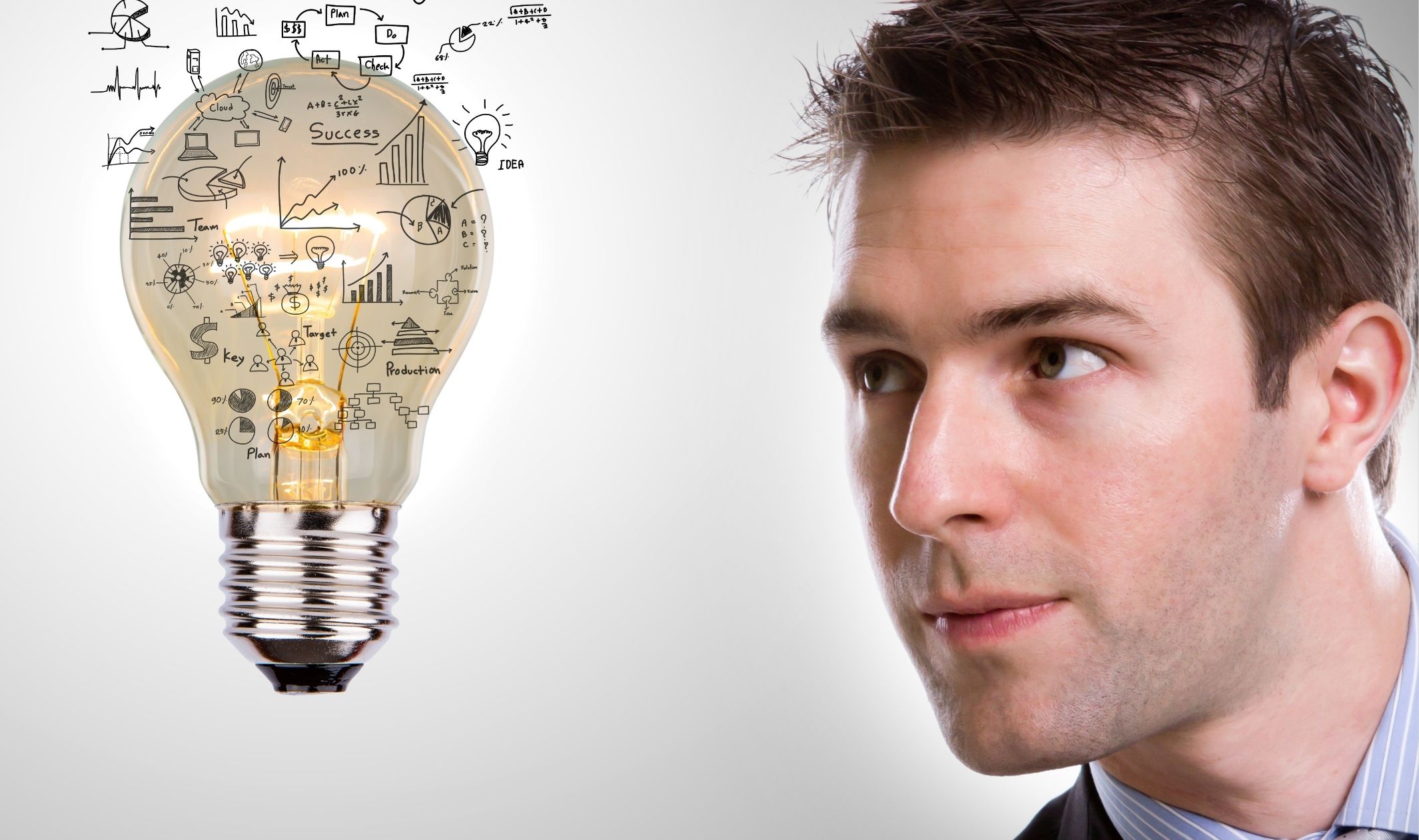 A business man using tools to overcome online business mindset challenges A business man using tools to overcome online business mindset challenges