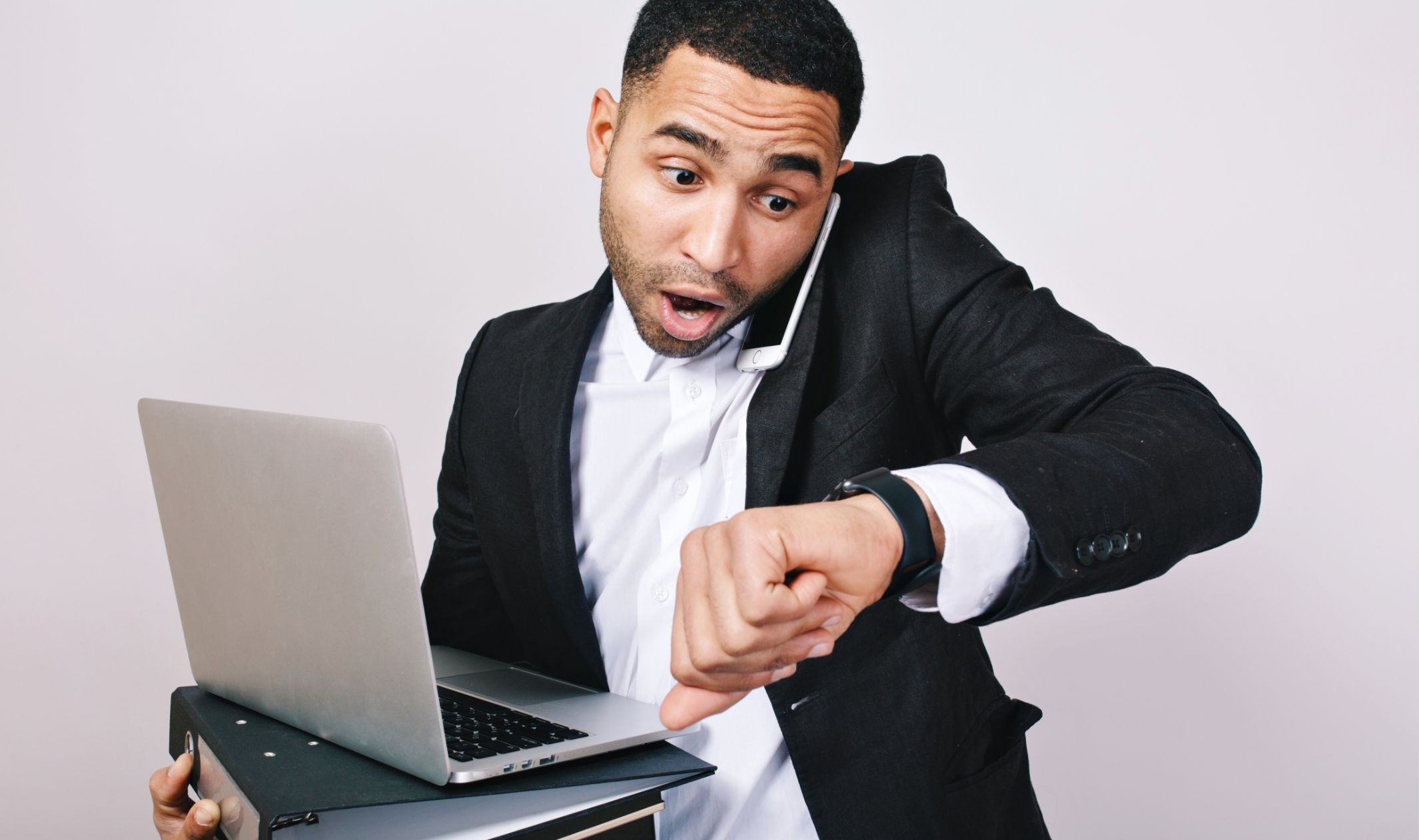 A business owner realising that it's too late to figure out how to market your product online A business owner realising that it's too late to figure out how to market your product online