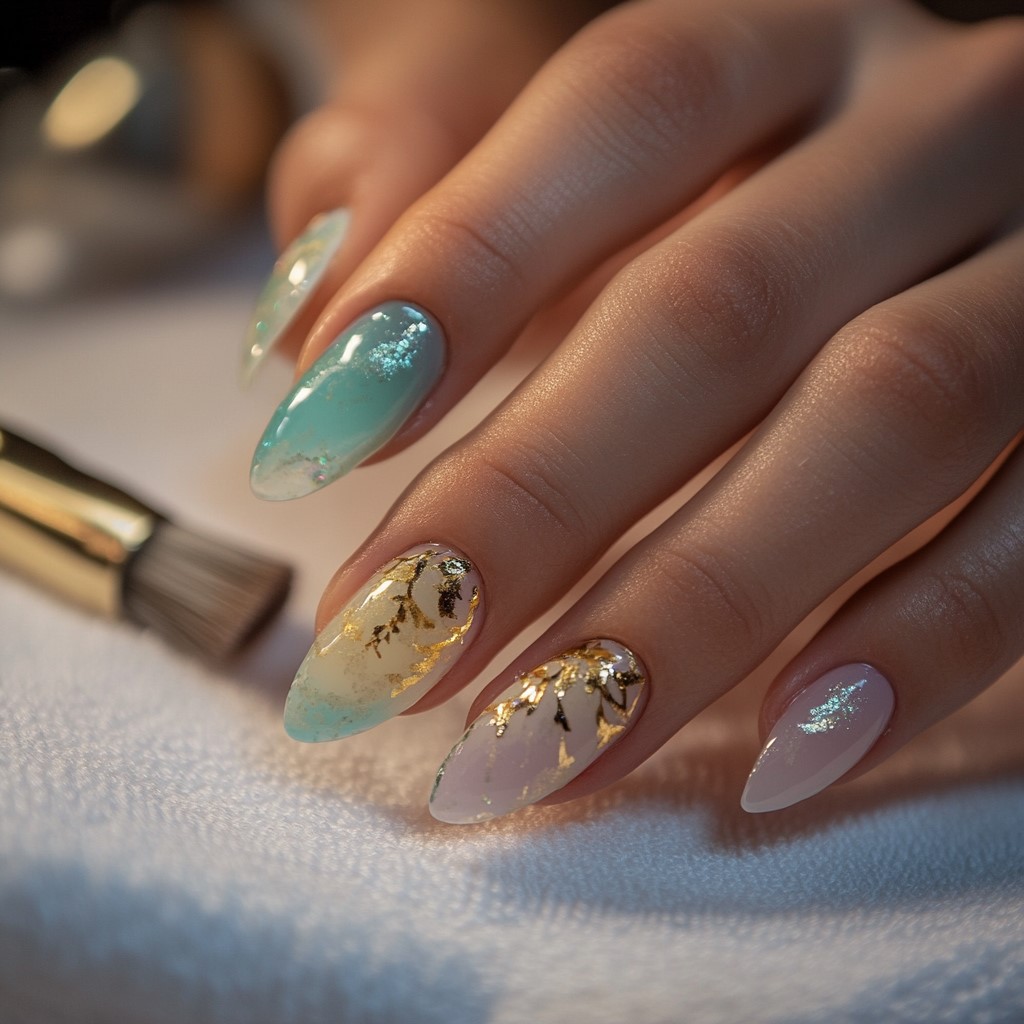 acrylic nails - the application process