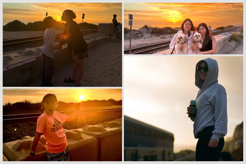 We were blessed with one of the most beautiful sunsets of our lives!