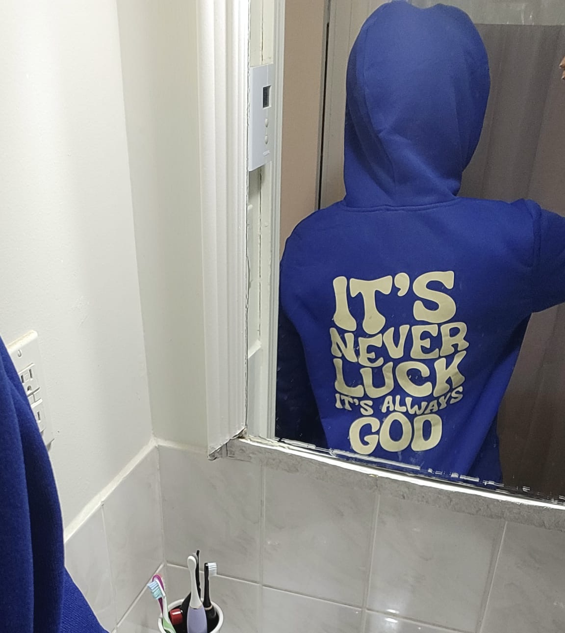 The last hoodie I stole from Kevin