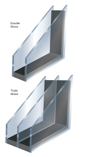 VinylBilt double and triple glaze windows available from Fasada.