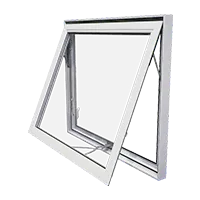 Stand alone image of an Awning Window from Vinylbilt, available at Fasada Windows and Doors Oakville. Stand alone image of an Awning Window from Vinylbilt, available at Fasada Windows and Doors Oakville.