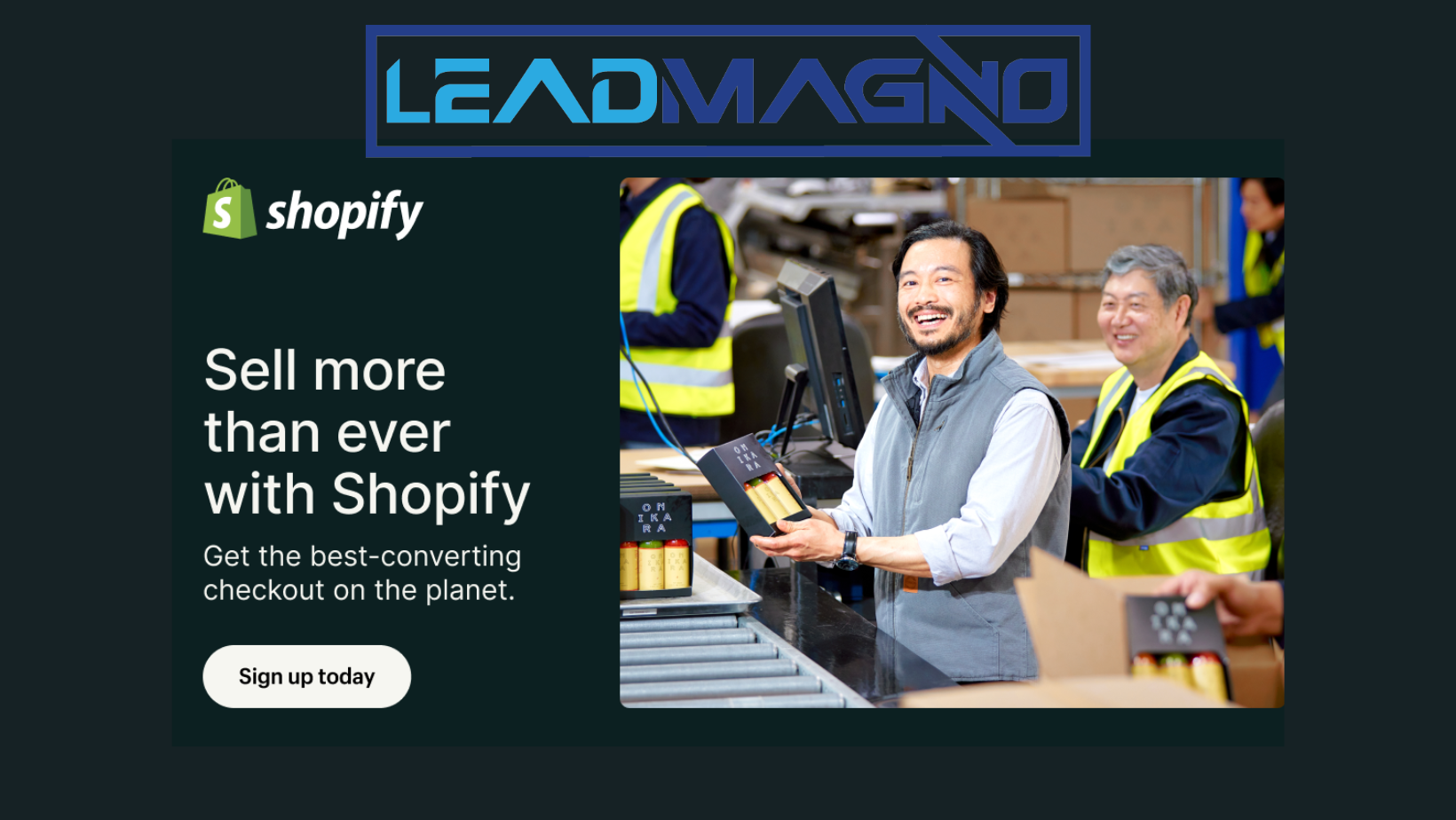 Supercharge Your Shopify Sales with LeadMagno Supercharge Your Shopify Sales with LeadMagno