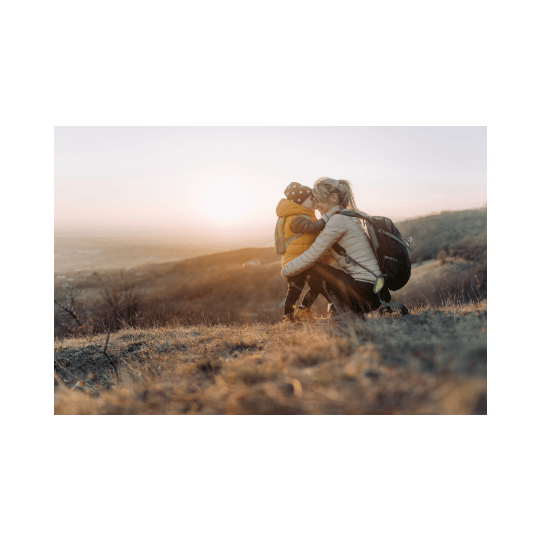 Homeschooling mompreneur enjoying an afternoon hike with her daughter Homeschooling mompreneur enjoying an afternoon hike with her daughter