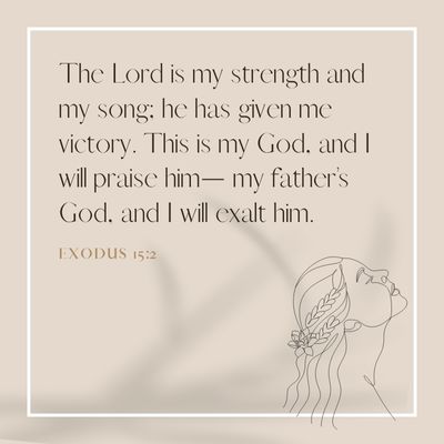 the Lord is my strength, a powerful verse for faith-driven mompreneurs the Lord is my strength, a powerful verse for faith-driven mompreneurs
