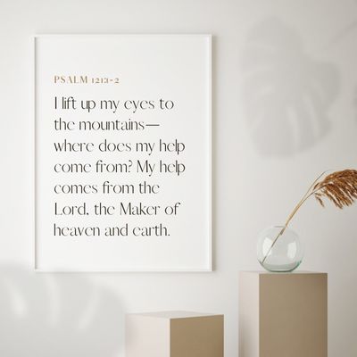 My Help comes from the LORD. 