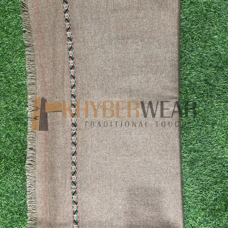 Pashmina Jalalpuri Men Shawl – Single Border