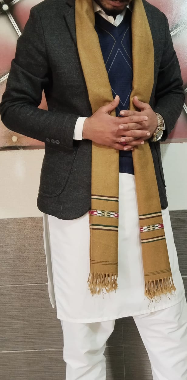 Handmade Angora Rabbit Wool Muffler