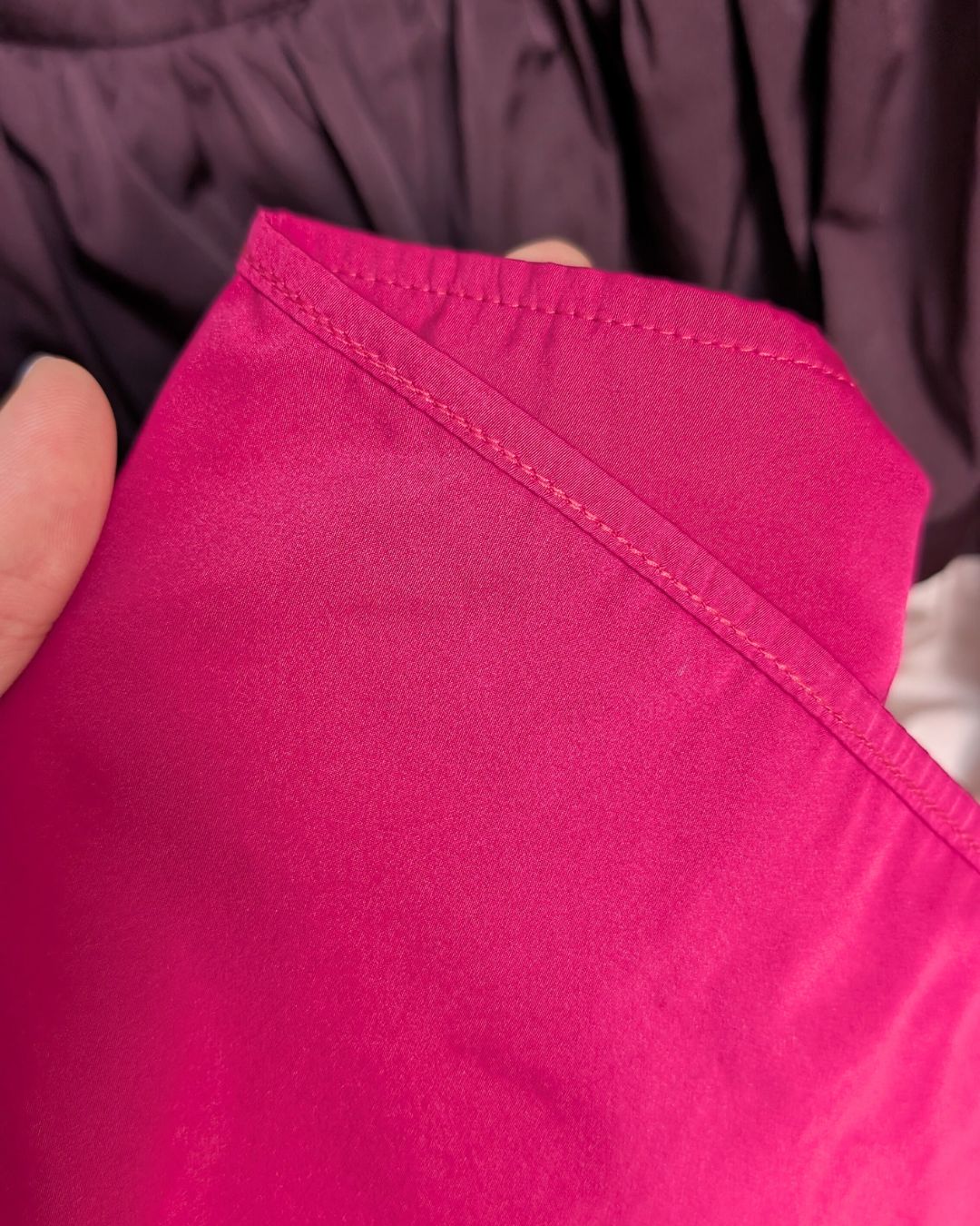 double turned hem double turned hem