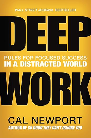 deep work book cover by cal newport deep work book cover by cal newport
