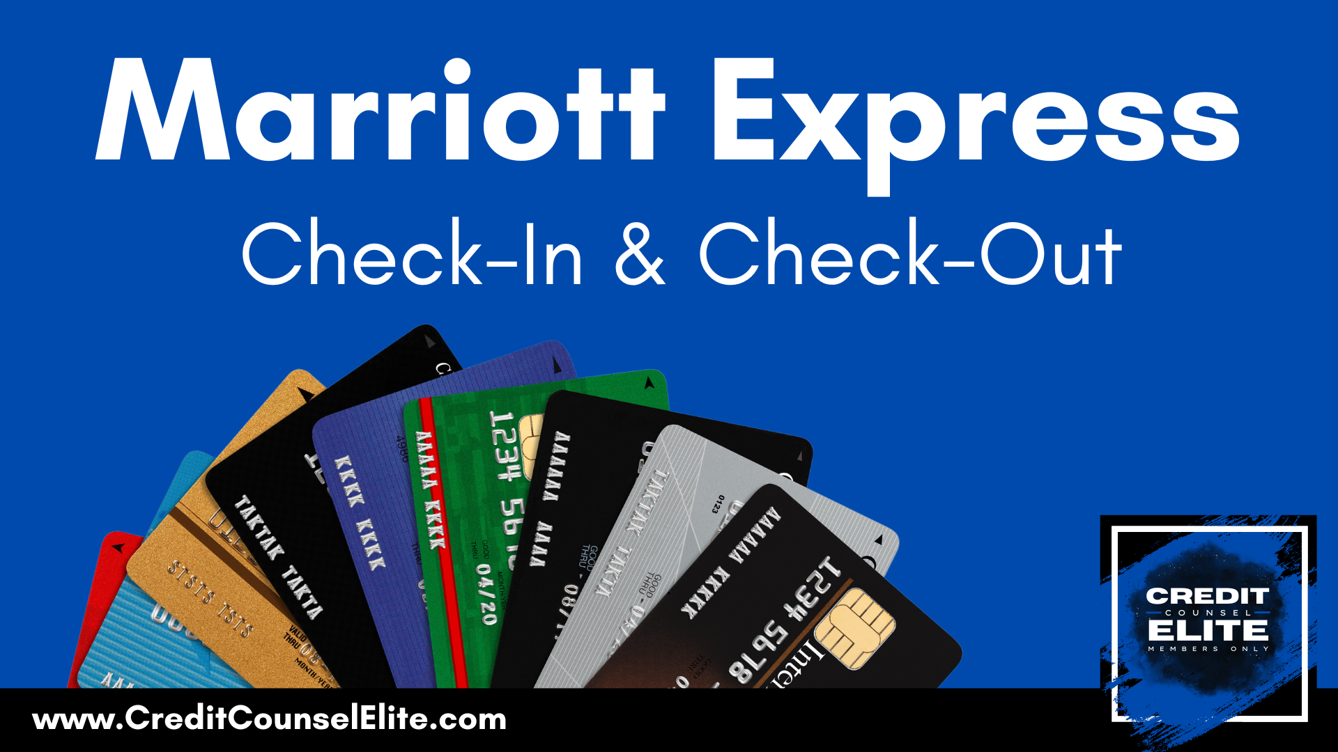 Marriott Express Check-in and Check-out