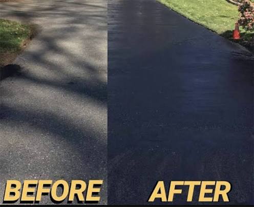 Residential driveway edging improvement