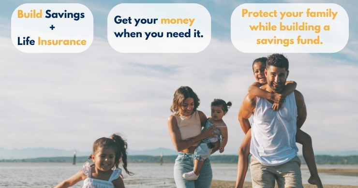 Indexed policies provide both family protection and financial security.