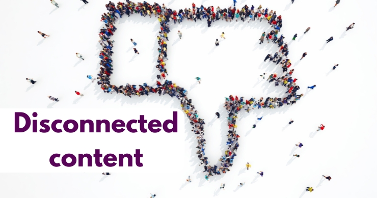 Marketing mistakes: only talking about your product leads to low engagement Marketing mistakes: only talking about your product leads to low engagement