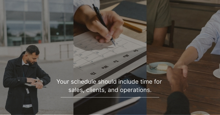 Optimized time management for an Insurances Agent