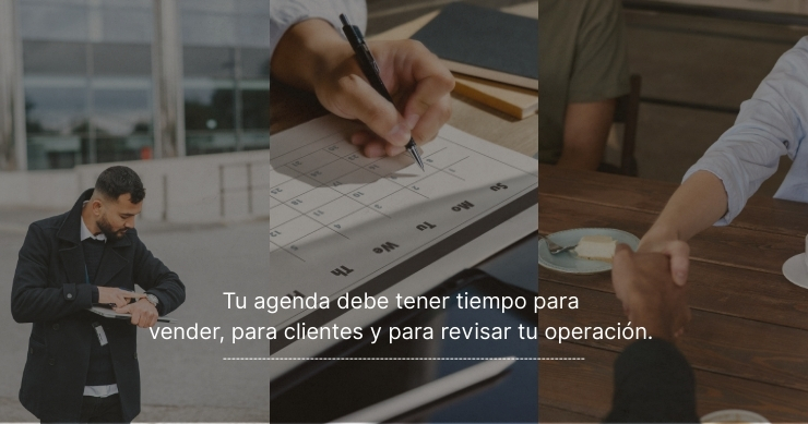 Imágenes de gestión de tiempo por parte de un agente para optimizar su trabajo