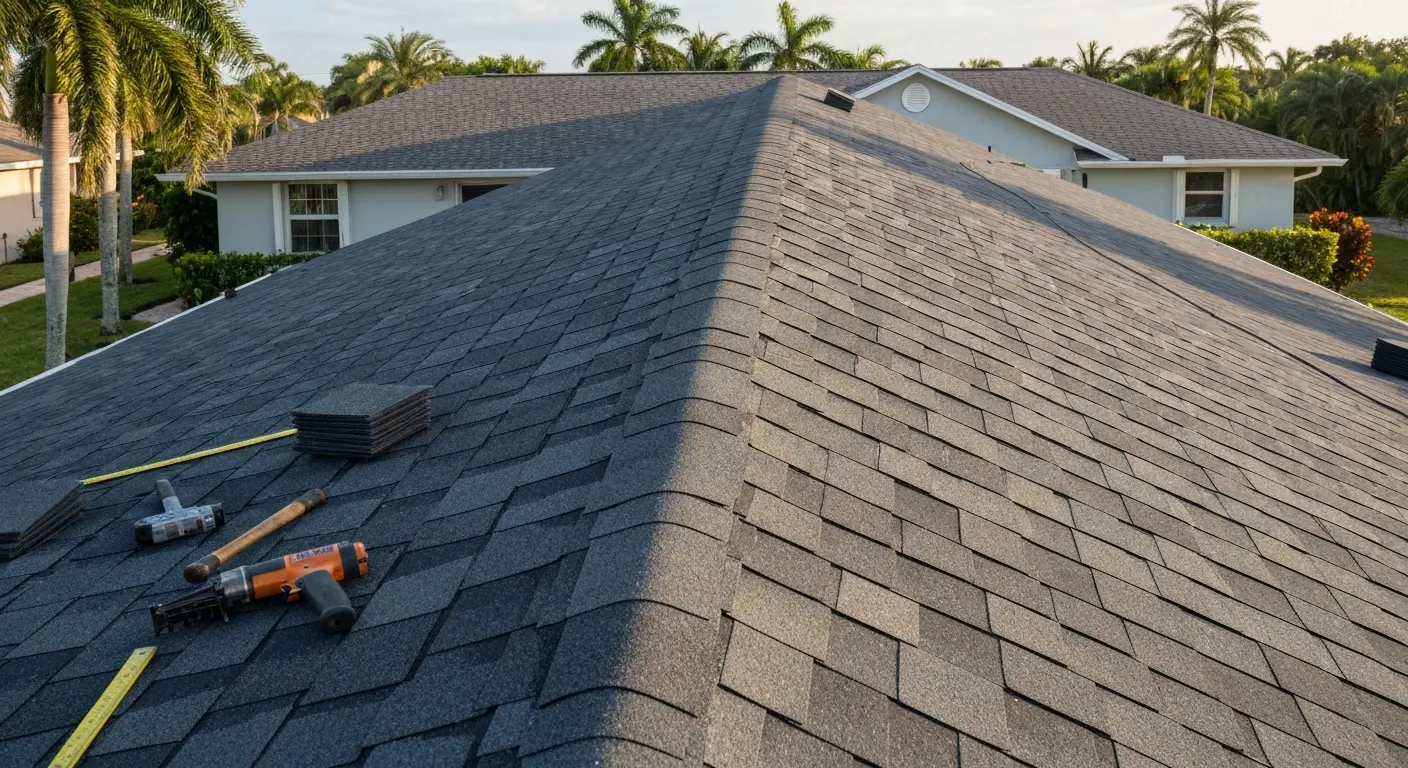 Shingle roofing installation