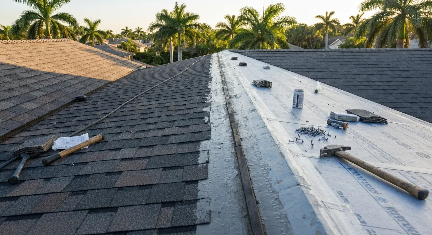 Roof leak repair