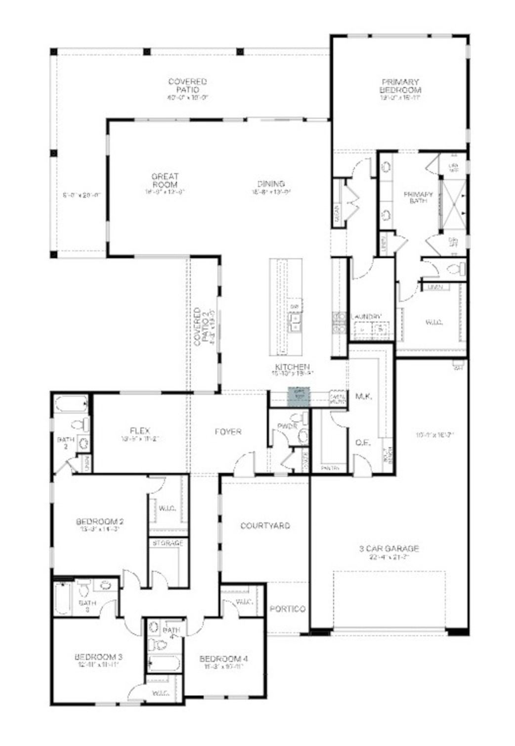Elegant floor plan preview