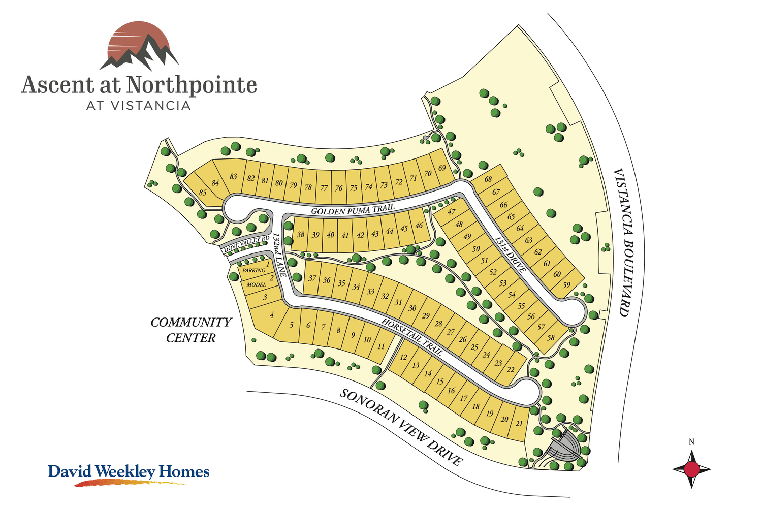 Meridian at Northpointe Site Map