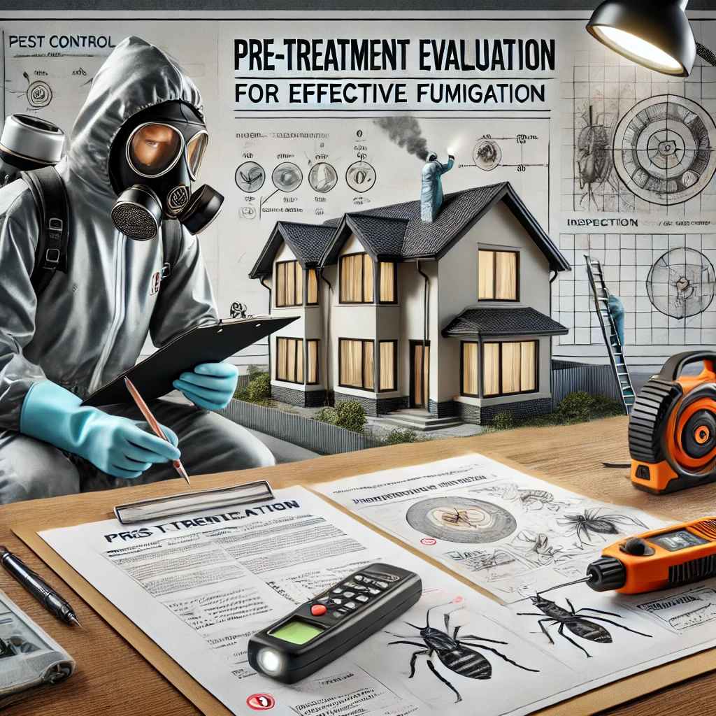 Evaluación previa al tratamiento para una fumigación efectiva Evaluación previa al tratamiento para una fumigación efectiva